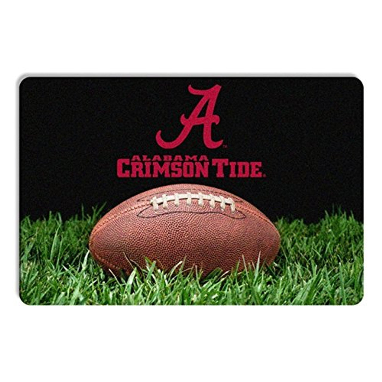 Alabama Crimson Tide Classic Football Pet Bowl Mat - L - - Sports Collectibles, Sports Memorabilia, Sports Fan Shop, Sports Gifts