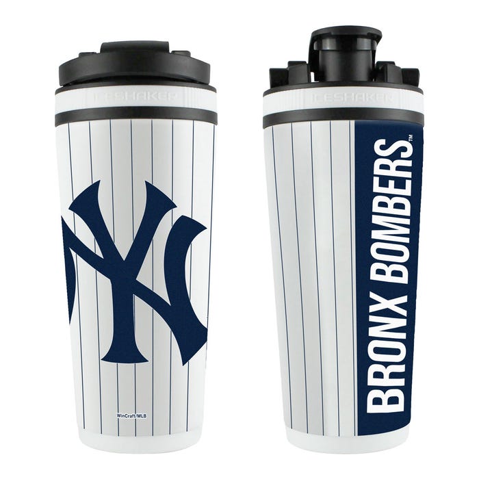 New York Yankees 26oz 4D Stainless Steel Ice Shaker - Sports Collectibles, Sports Memorabilia, Sports Fan Shop, Sports Gifts