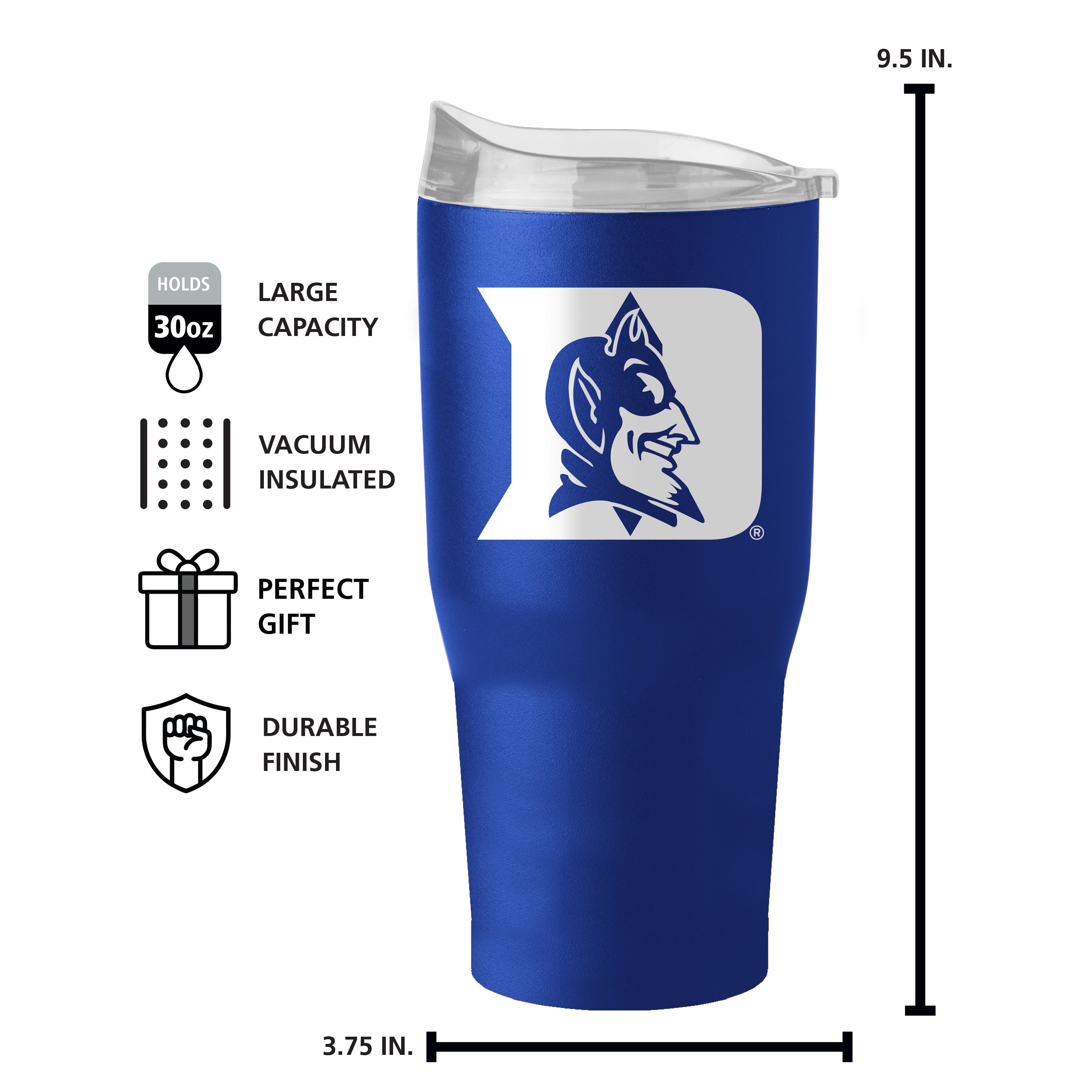 Duke 20oz Flipside Powder Coat Tumbler