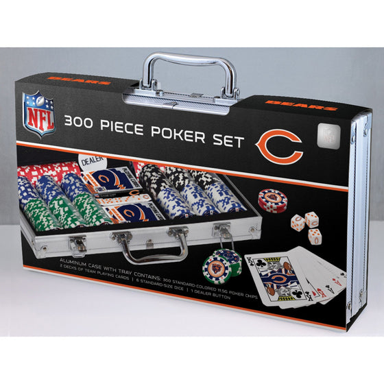 Chicago Bears 300 Piece Poker Set - 757 Sports Collectibles