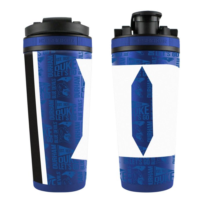 DUKE BLUE DEVILS 26OZ 4D STAINLESS STEEL ICE SHAKER - Sports Collectibles, Sports Memorabilia, Sports Fan Shop, Sports Gifts