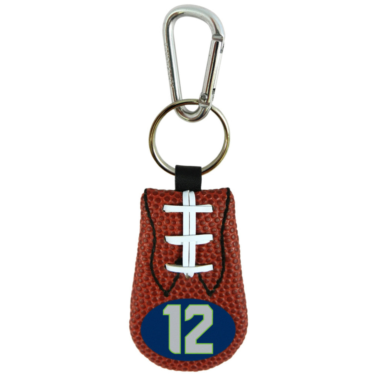 Seattle Seahawks Keychain Classic Football 12th Man Design CO - Sports Collectibles, Sports Memorabilia, Sports Fan Shop, Sports Gifts