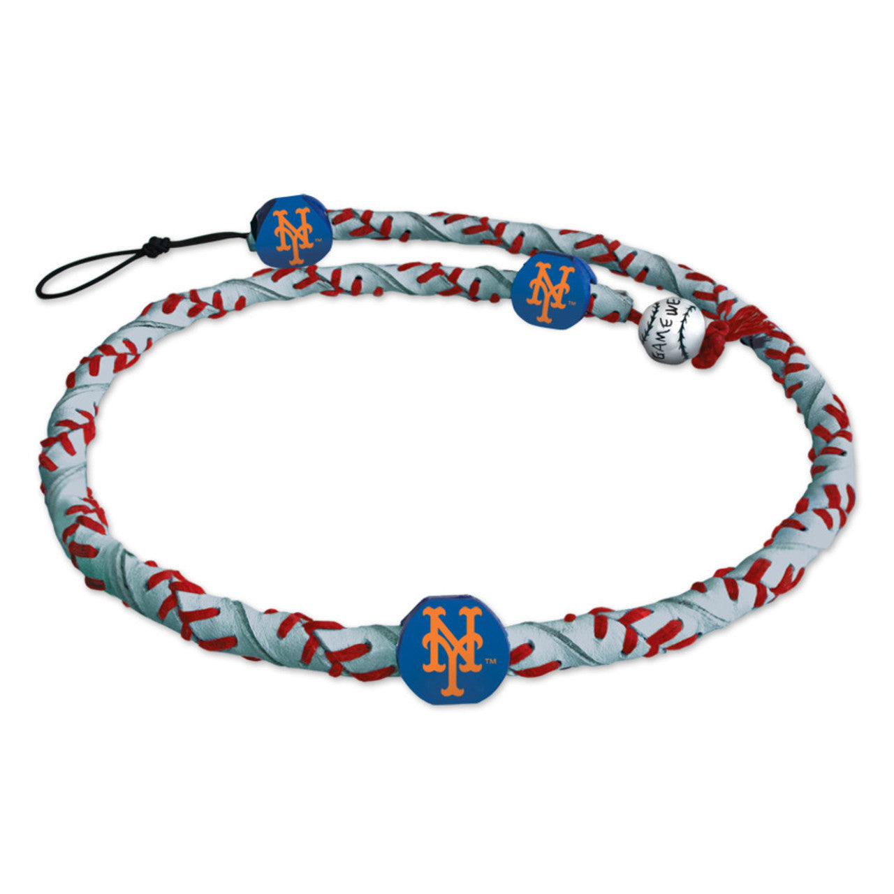 New York Mets Necklace Frozen Rope Reflective Baseball CO - Sports Collectibles, Sports Memorabilia, Sports Fan Shop, Sports Gifts
