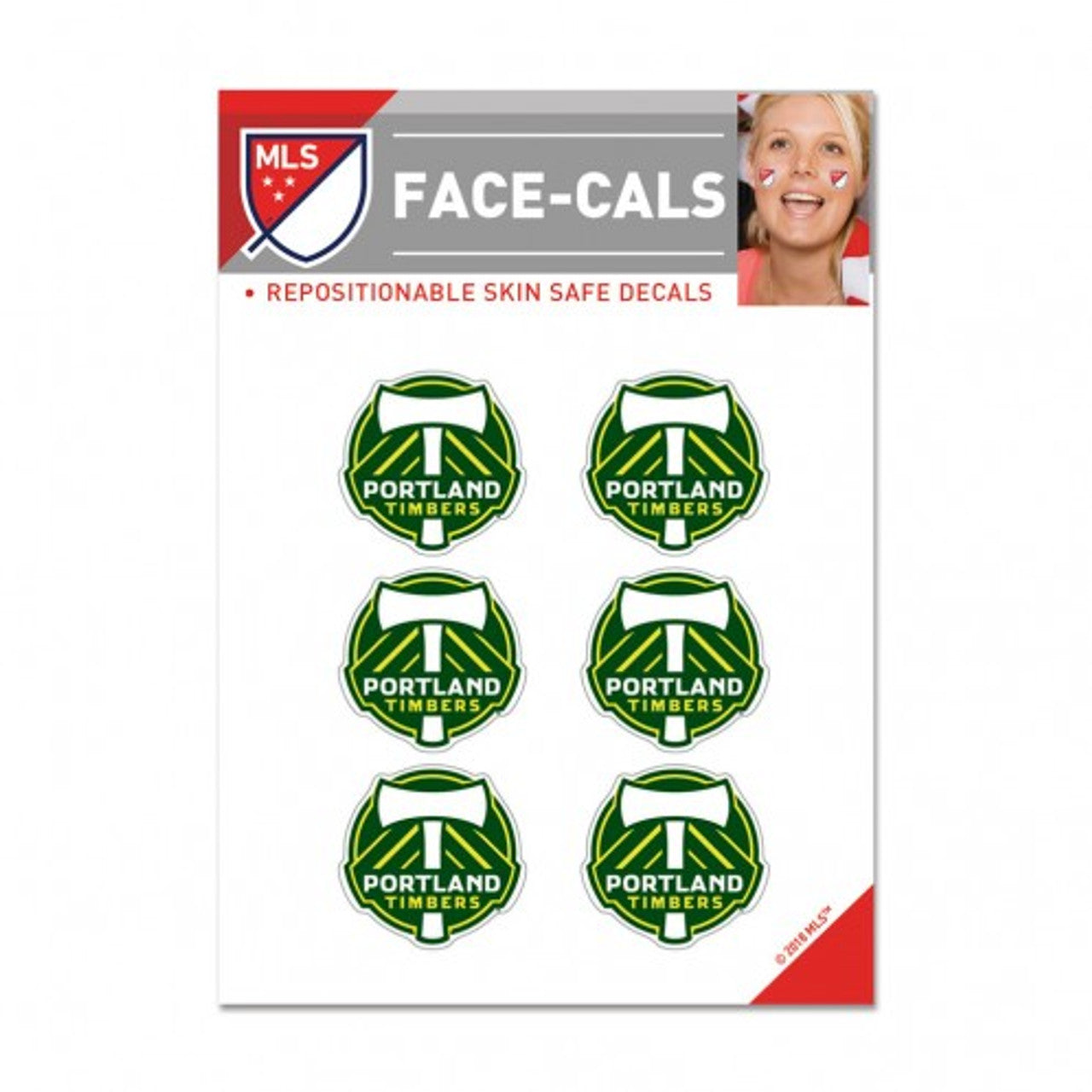 Portland Timbers Tattoo Face Cals Special Order - Sports Collectibles, Sports Memorabilia, Sports Fan Shop, Sports Gifts