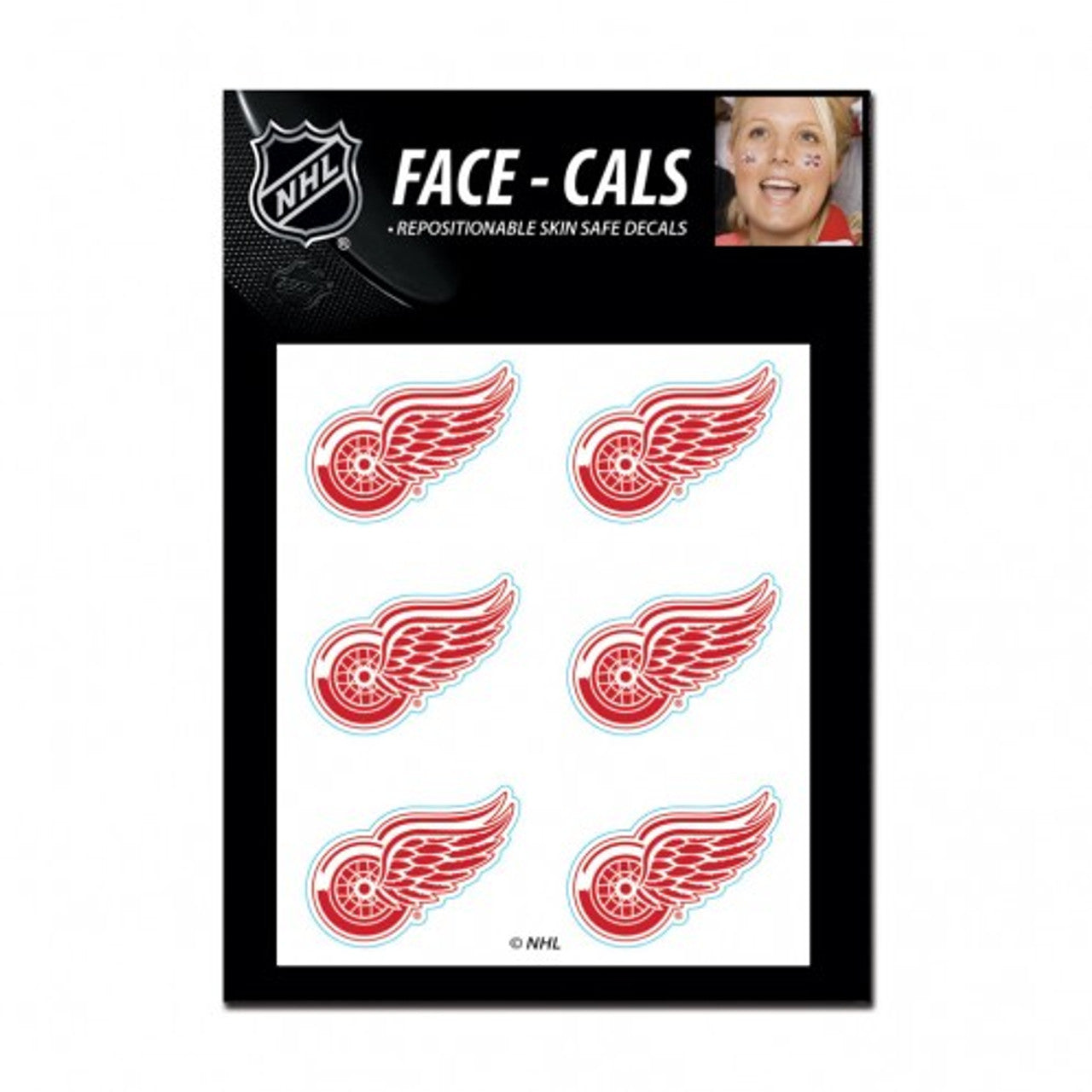 Detroit Red Wings Tattoo Face Cals Special Order - Sports Collectibles, Sports Memorabilia, Sports Fan Shop, Sports Gifts