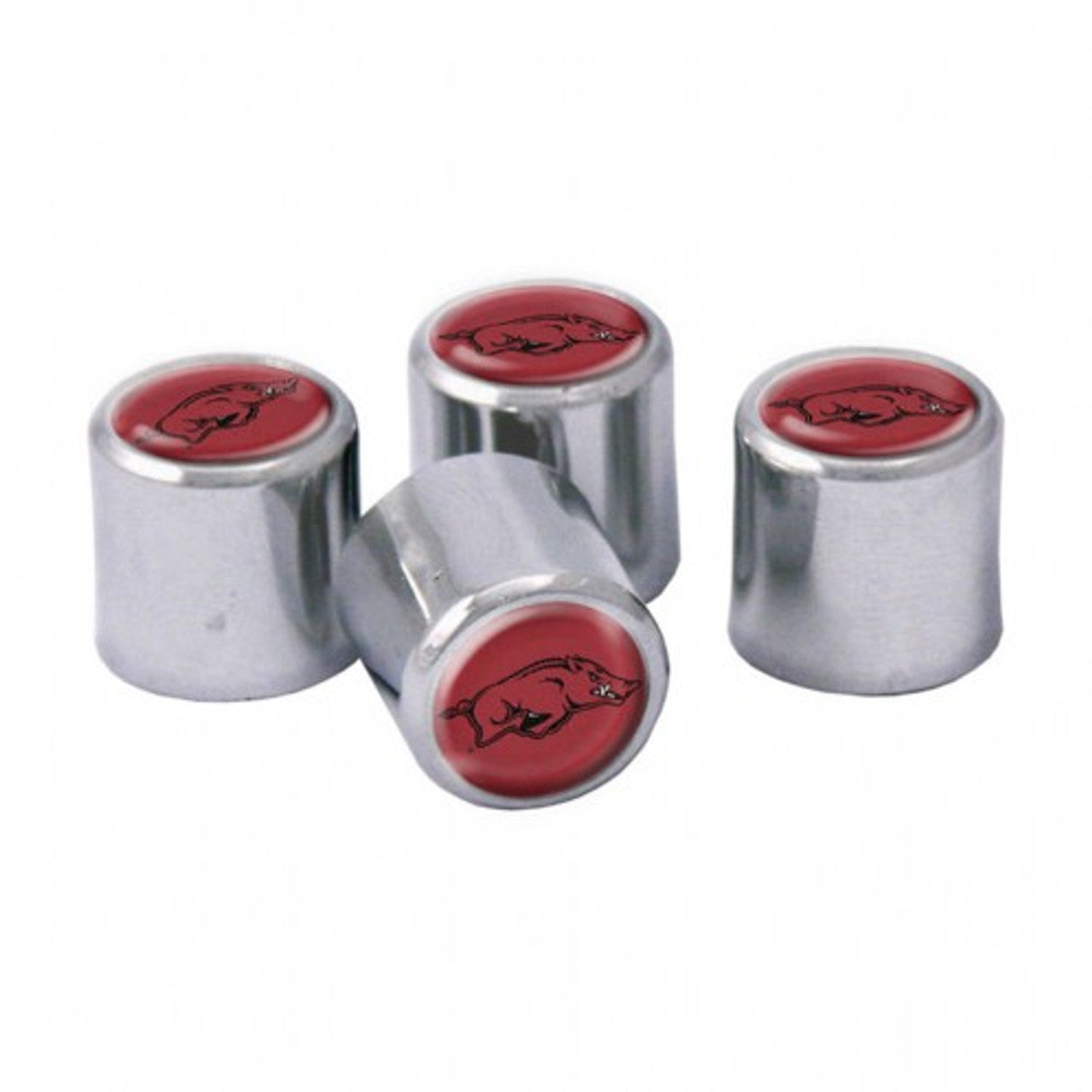 Arkansas Razorbacks Valve Stem Caps - Sports Collectibles, Sports Memorabilia, Sports Fan Shop, Sports Gifts
