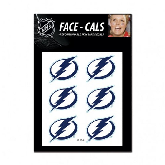 Tampa Bay Lightning Tattoo Face Cals Special Order - Sports Collectibles, Sports Memorabilia, Sports Fan Shop, Sports Gifts