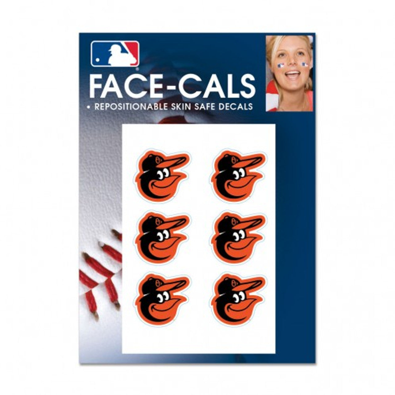 Baltimore Orioles Tattoo Face Cals Special Order - Sports Collectibles, Sports Memorabilia, Sports Fan Shop, Sports Gifts