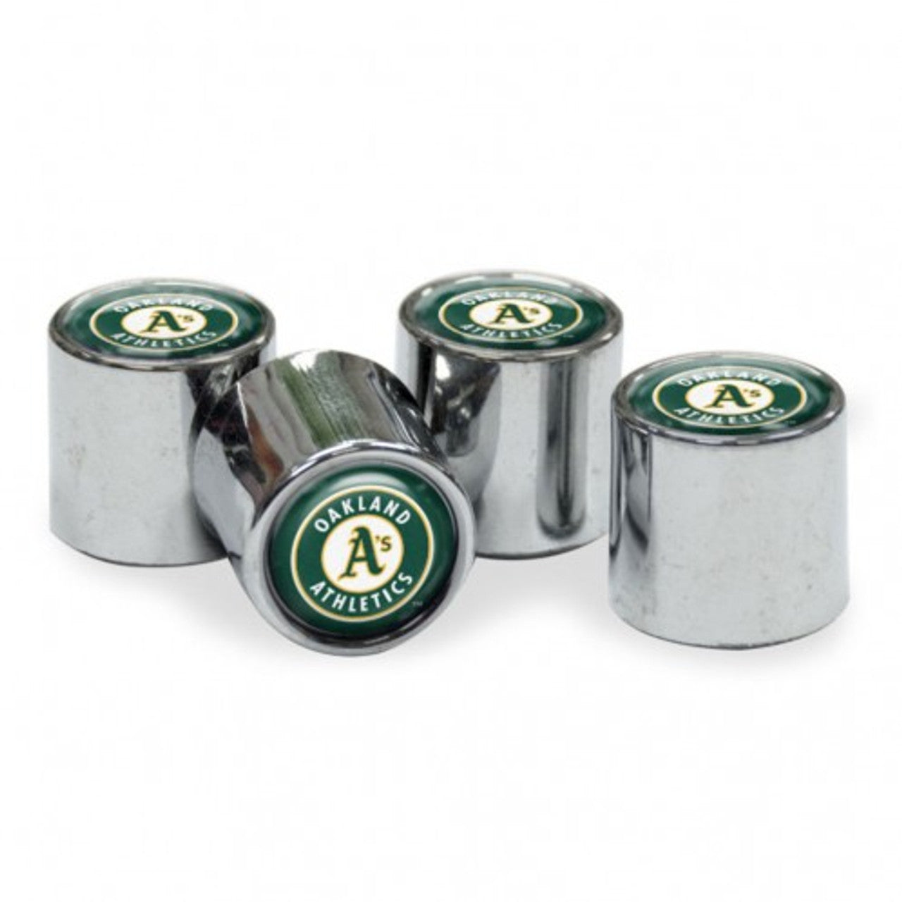 Oakland Athletics Valve Stem Caps - Special Order - Sports Collectibles, Sports Memorabilia, Sports Fan Shop, Sports Gifts
