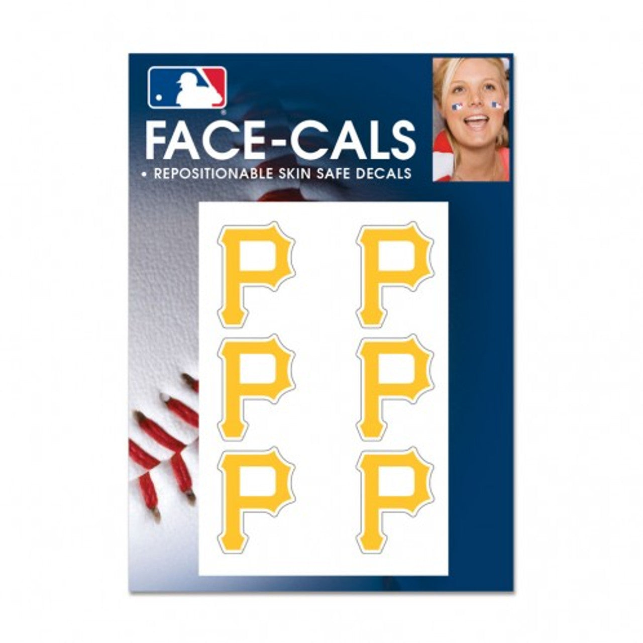 Pittsburgh Pirates Tattoo Face Cals Special Order - Sports Collectibles, Sports Memorabilia, Sports Fan Shop, Sports Gifts