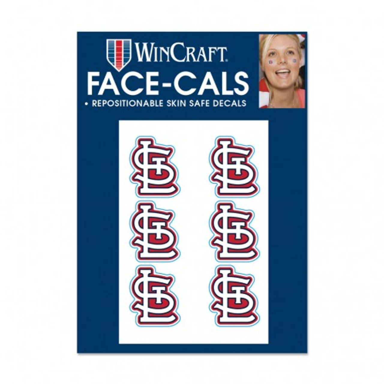 St. Louis Cardinals Tattoo Face Cals - Sports Collectibles, Sports Memorabilia, Sports Fan Shop, Sports Gifts