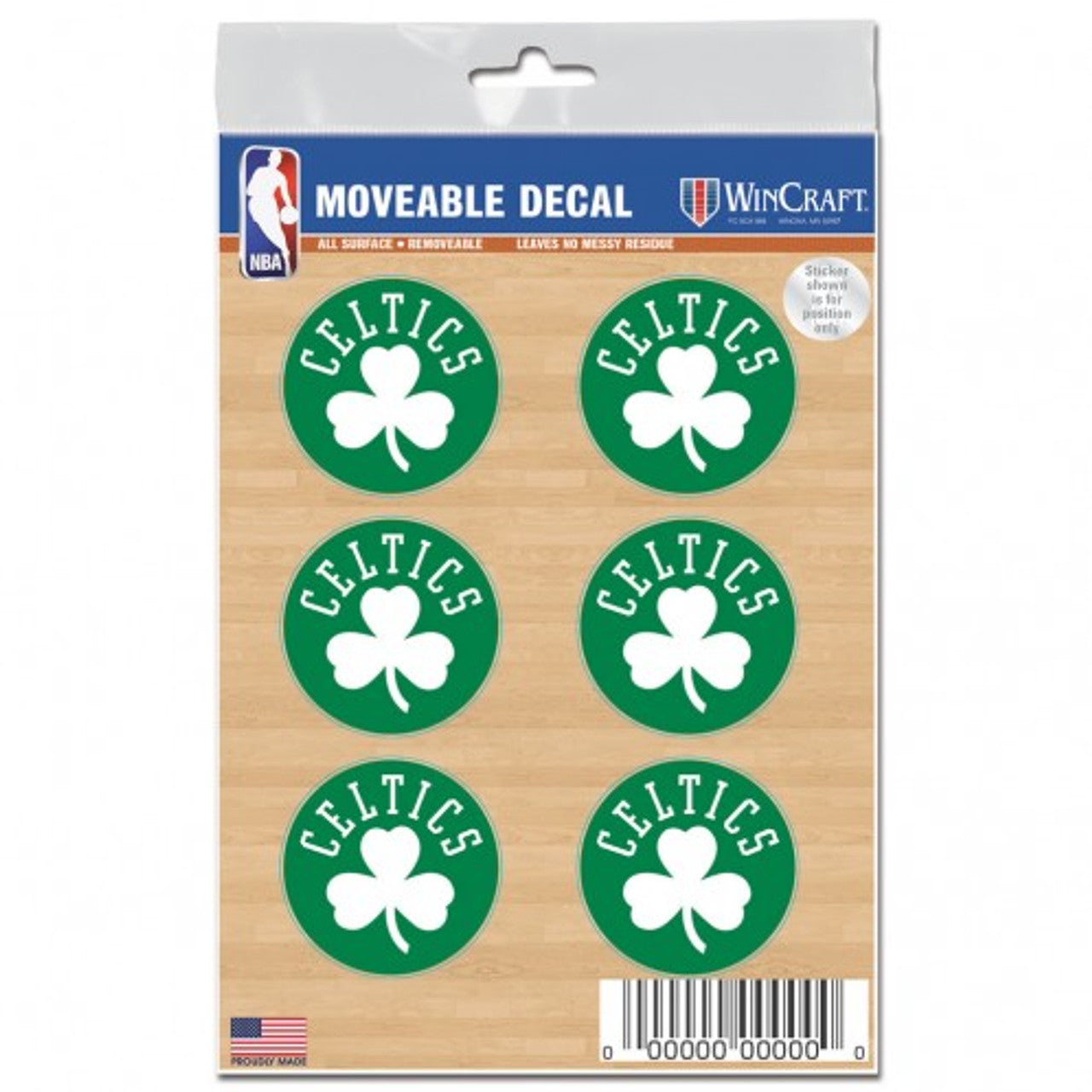 Boston Celtics Tattoo Face Cals Special Order - Sports Collectibles, Sports Memorabilia, Sports Fan Shop, Sports Gifts