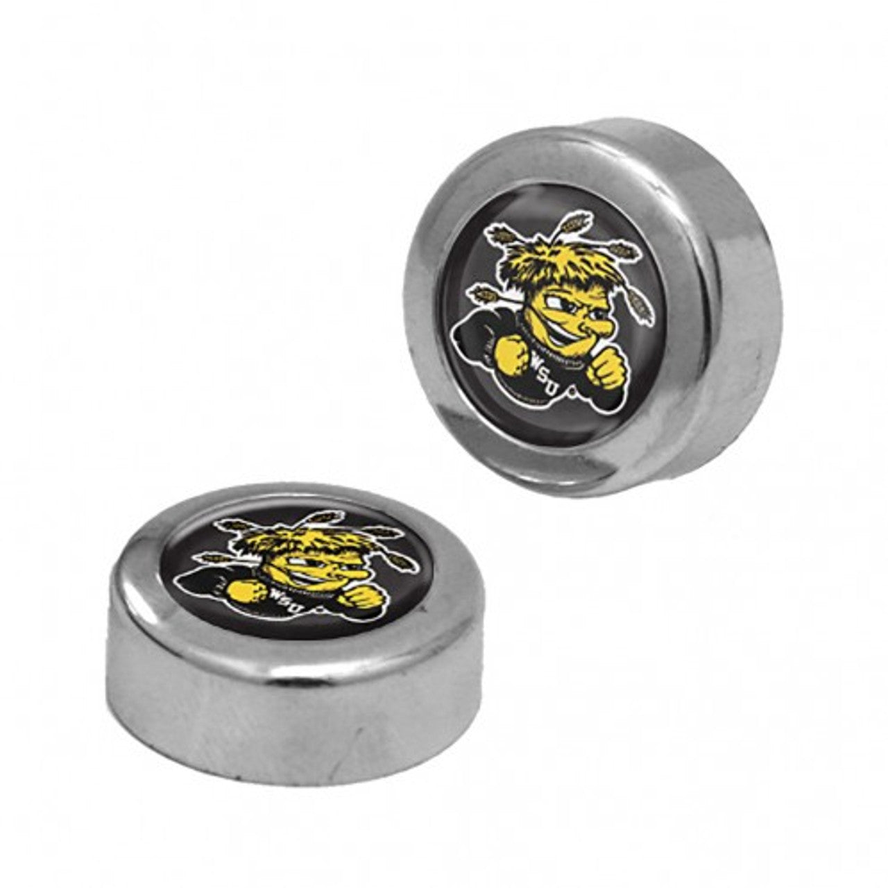 Wichita State Shockers Screw Caps Domed - Special Order - Sports Collectibles, Sports Memorabilia, Sports Fan Shop, Sports Gifts
