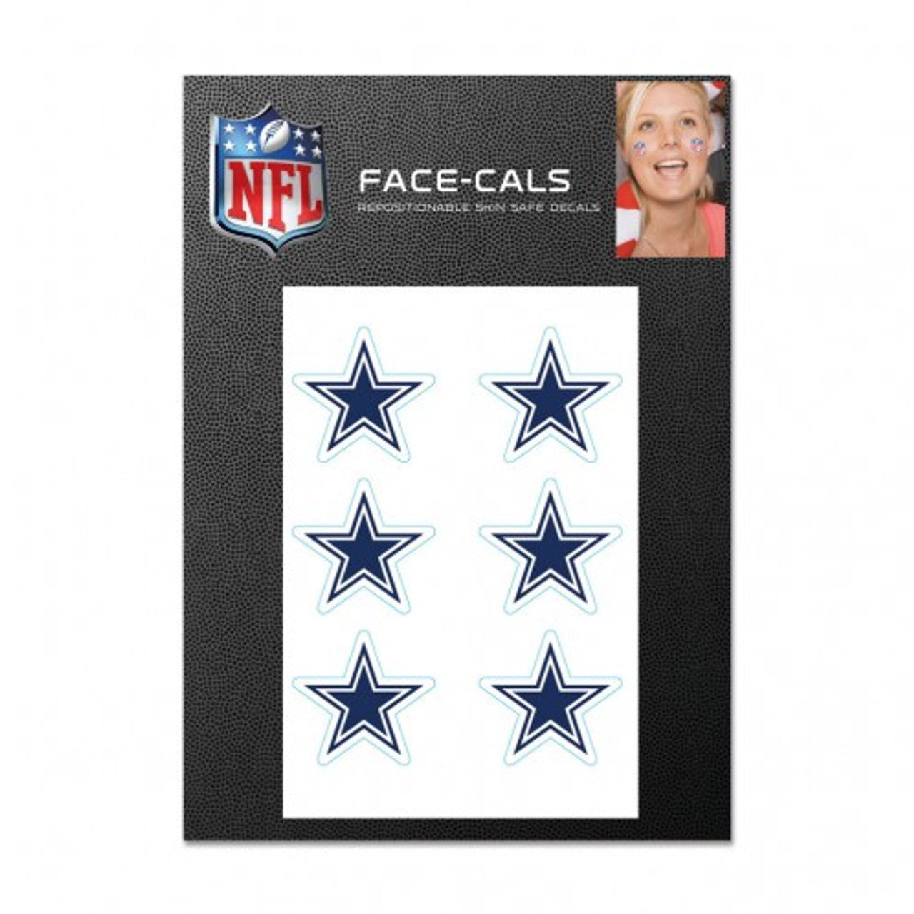 Dallas Cowboys Tattoo Face Cals - Sports Collectibles, Sports Memorabilia, Sports Fan Shop, Sports Gifts