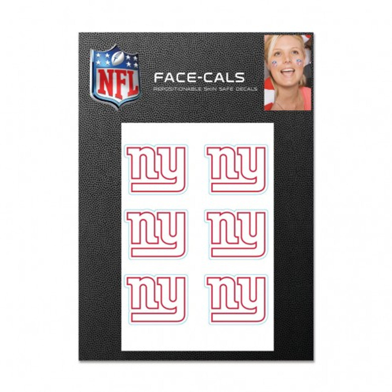 New York Giants Tattoo Face Cals - Sports Collectibles, Sports Memorabilia, Sports Fan Shop, Sports Gifts