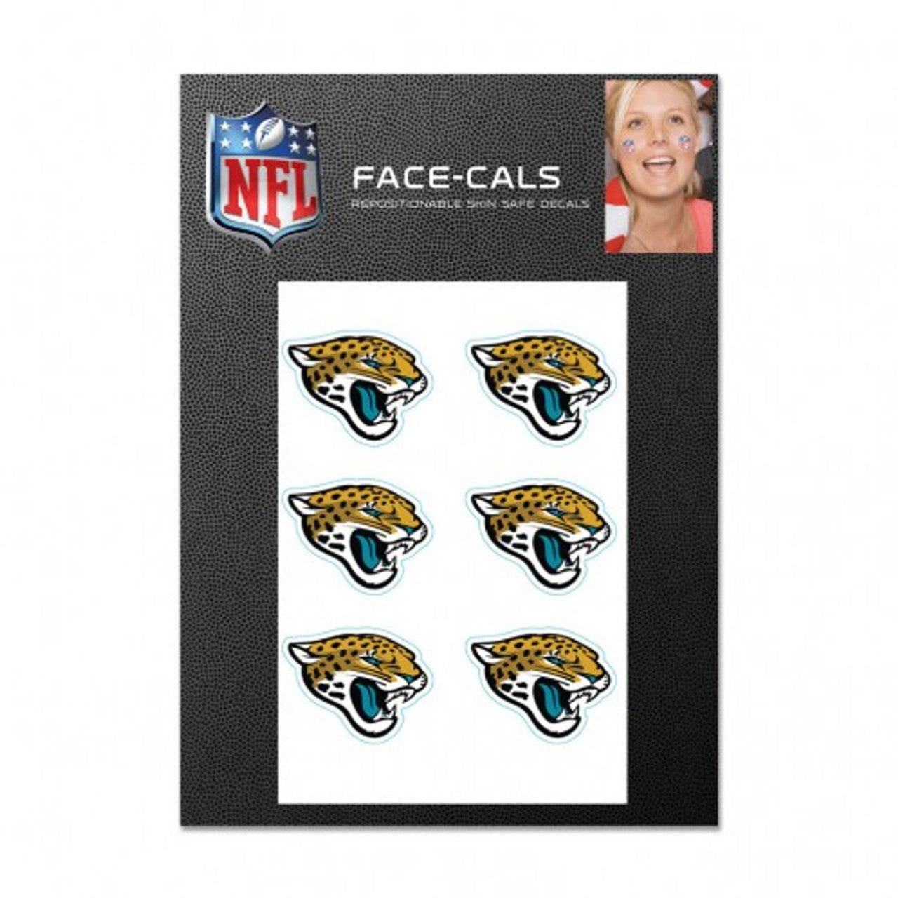 Jacksonville Jaguars Tattoo Face Cals - Sports Collectibles, Sports Memorabilia, Sports Fan Shop, Sports Gifts