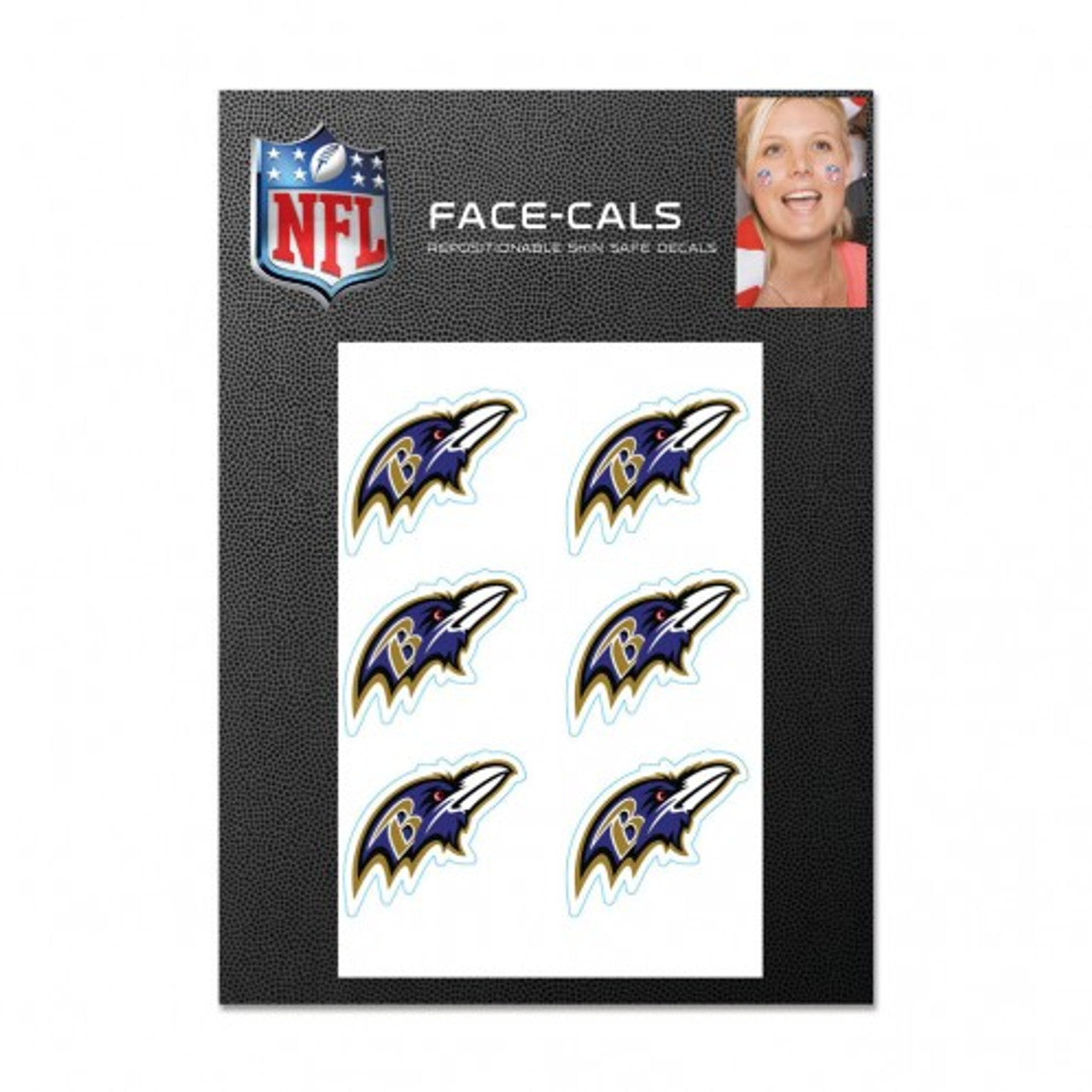 Baltimore Ravens Tattoo Face Cals - Sports Collectibles, Sports Memorabilia, Sports Fan Shop, Sports Gifts