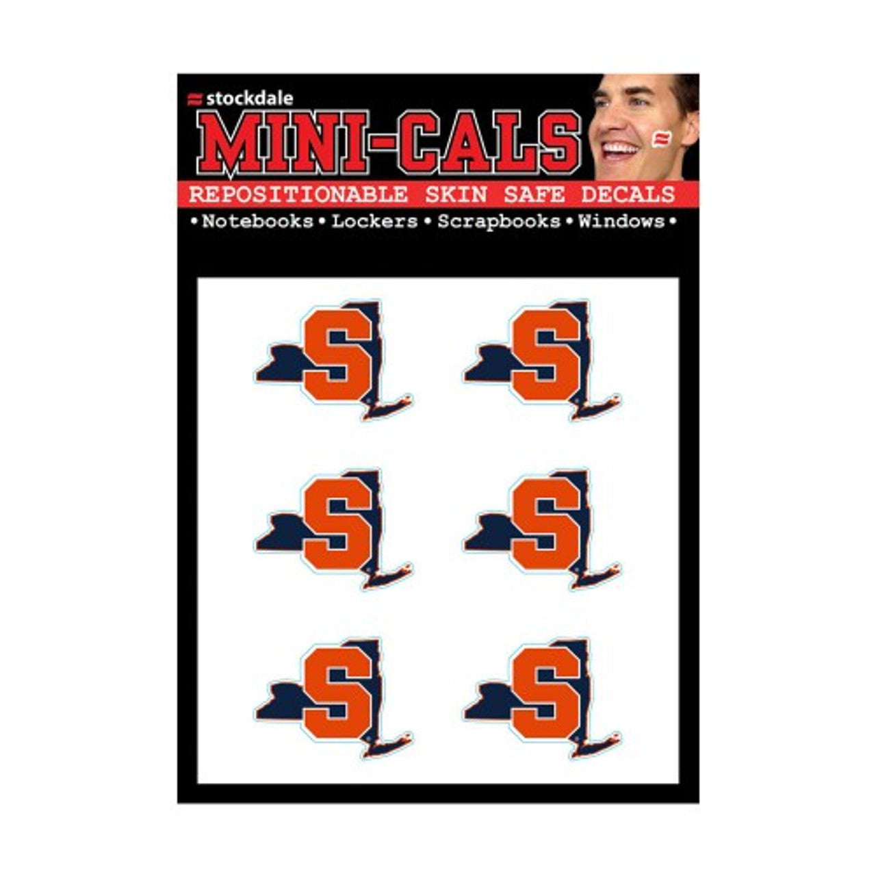 Syracuse Orange Tattoo Face Cals Special Order - Sports Collectibles, Sports Memorabilia, Sports Fan Shop, Sports Gifts