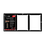 35PT 3-Card Black Border UV ONE-TOUCH Magnetic Holder - Sports Gifts, Sports Memorabilia, Sports Collectibles, Fan Shop