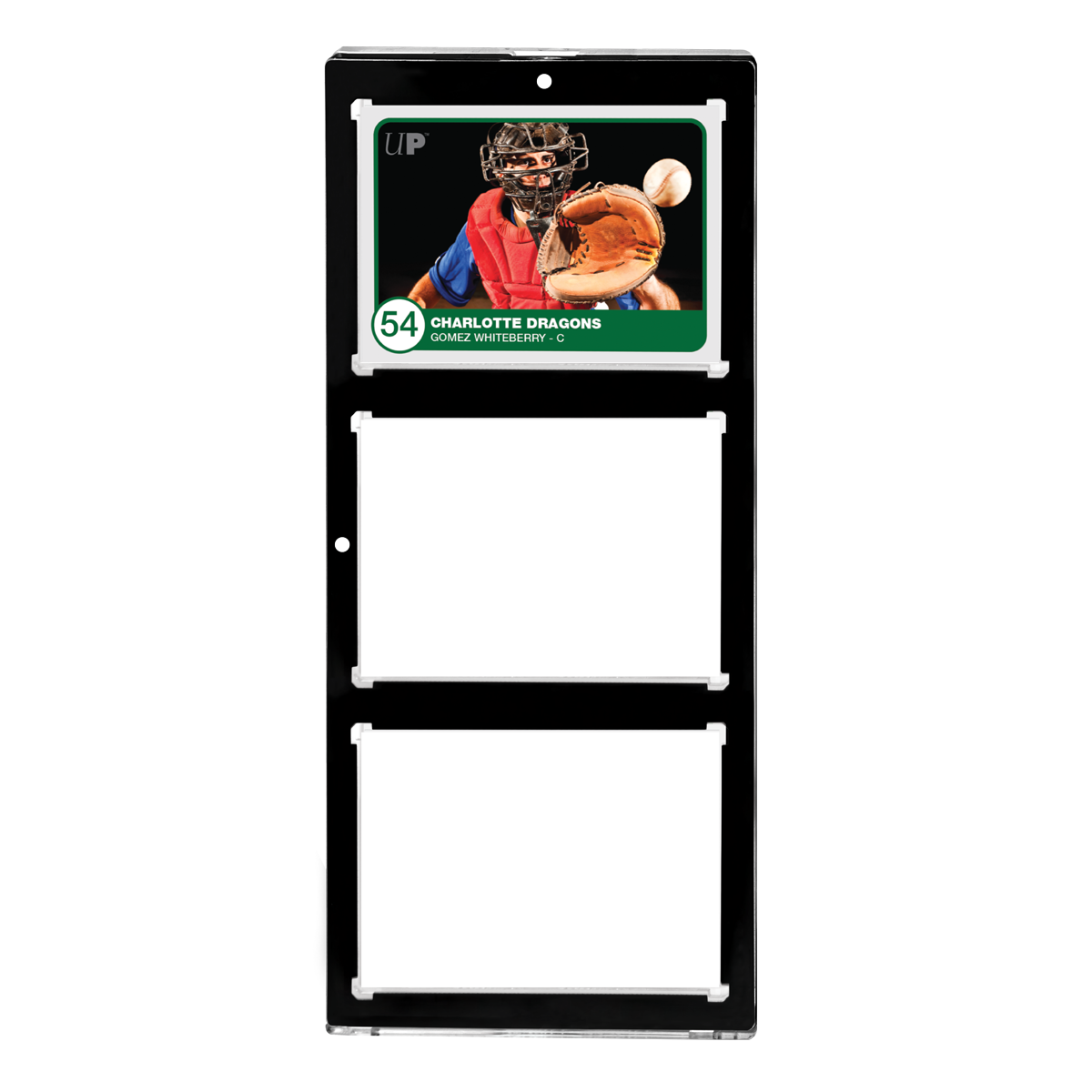 35PT 3-Card Black Border UV ONE-TOUCH Magnetic Holder - Sports Collectibles, Sports Memorabilia, Sports Fan Shop, Sports Gifts