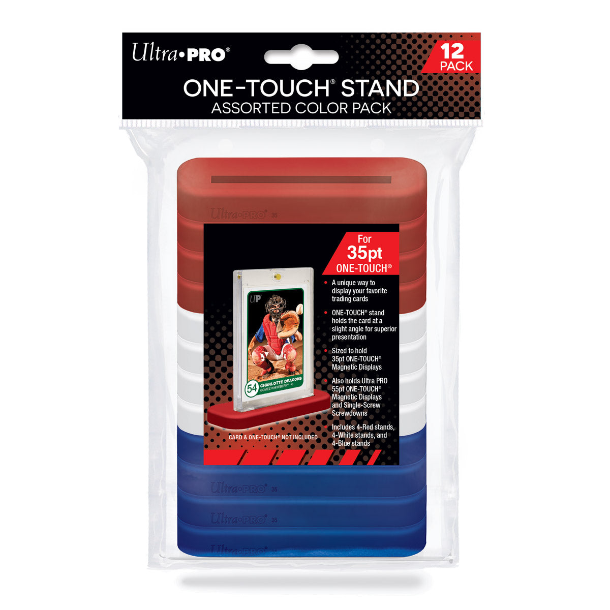 35PT ONE-TOUCH Stands (12ct) - Sports Gifts, Sports Memorabilia, Sports Collectibles, Fan Shop