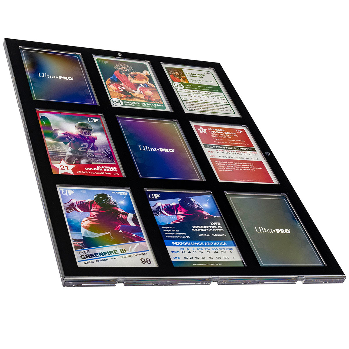 35PT 9-Card Black Border UV ONE-TOUCH Magnetic Holder - Sports Collectibles, Sports Memorabilia, Sports Fan Shop, Sports Gifts