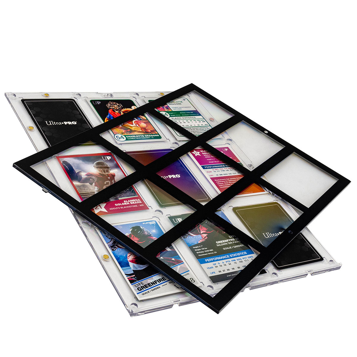 35PT 9-Card Black Border UV ONE-TOUCH Magnetic Holder - Sports Collectibles, Sports Memorabilia, Sports Fan Shop, Sports Gifts
