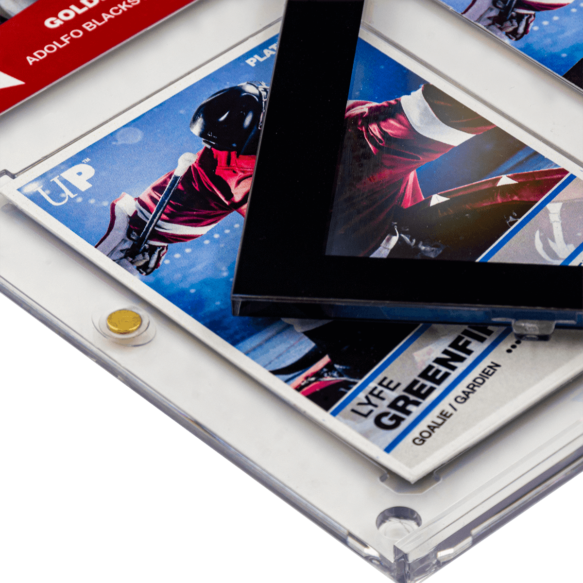 35PT 9-Card Black Border UV ONE-TOUCH Magnetic Holder - Sports Collectibles, Sports Memorabilia, Sports Fan Shop, Sports Gifts