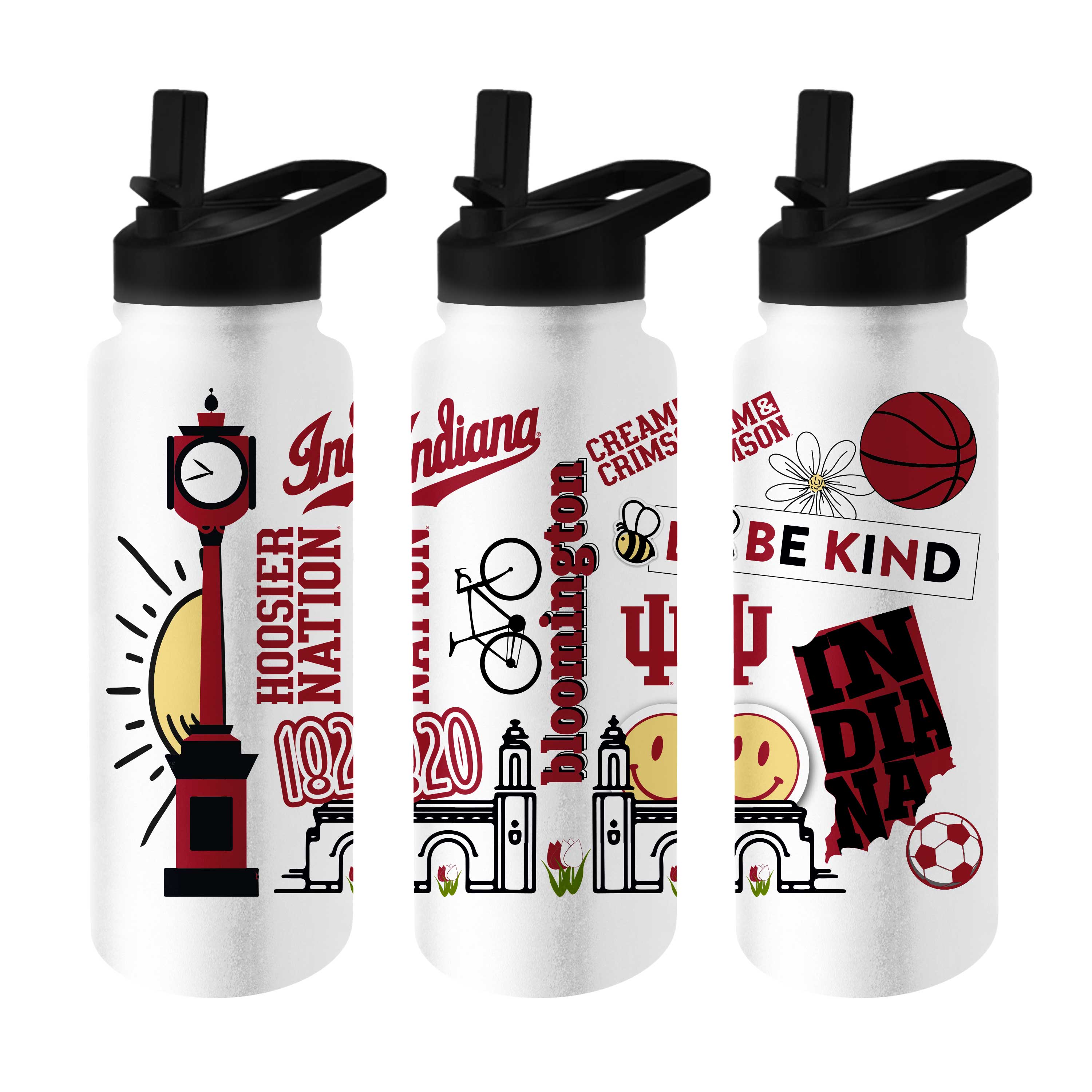 Indiana 34oz Native Quencher Bottle