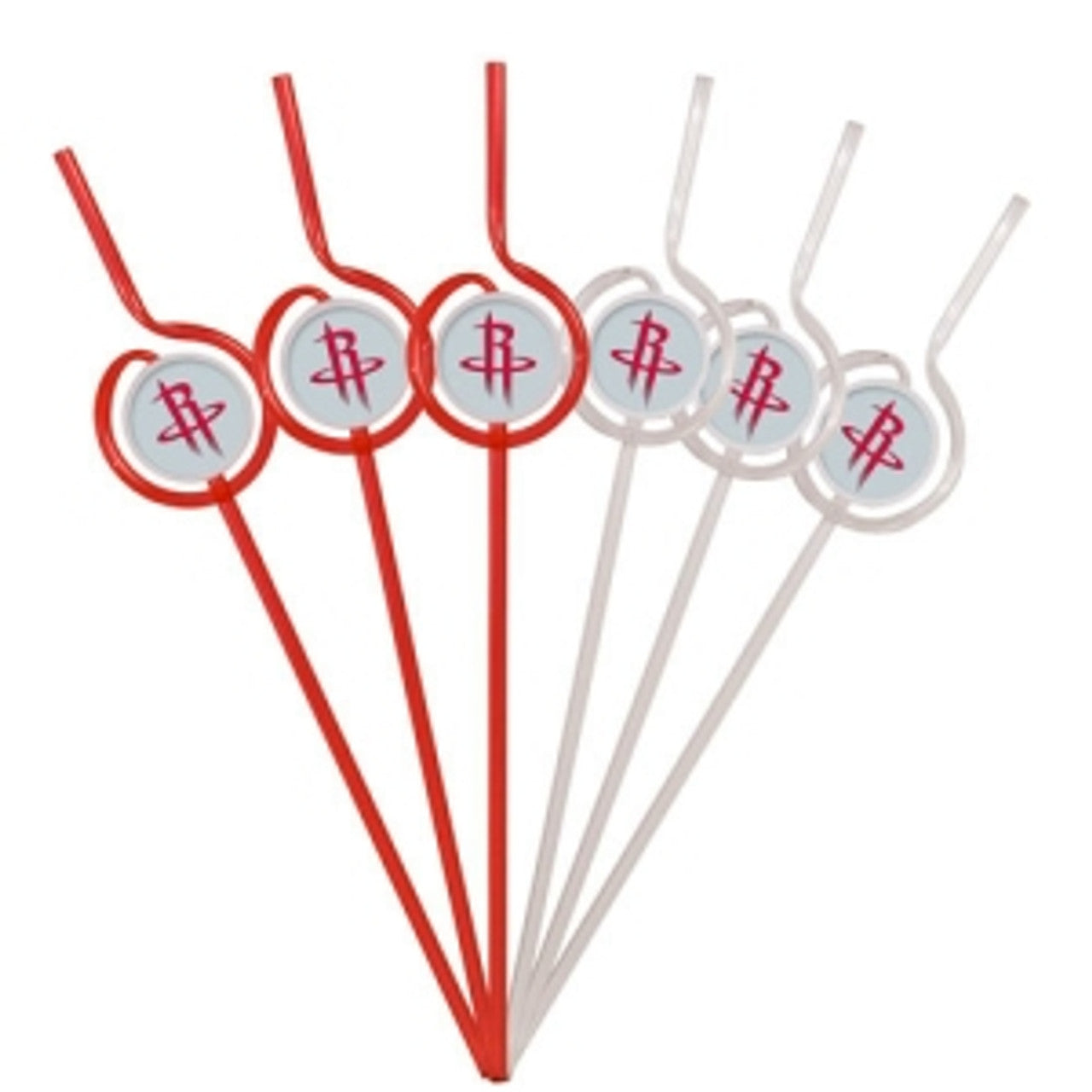 Houston Rockets Team Sipper Straws CO - Sports Collectibles, Sports Memorabilia, Sports Fan Shop, Sports Gifts