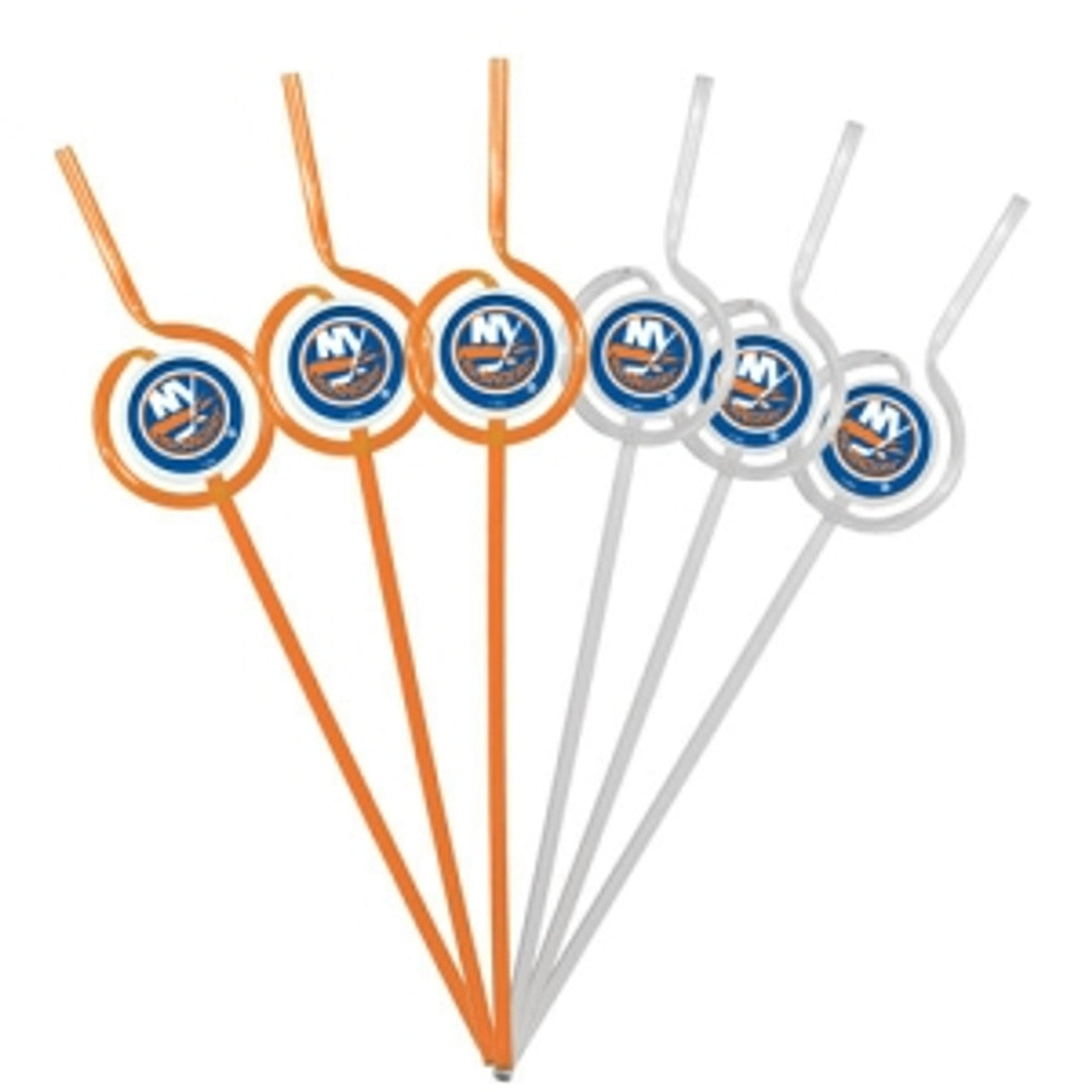 New York Islanders Team Sipper Straws CO - Sports Collectibles, Sports Memorabilia, Sports Fan Shop, Sports Gifts