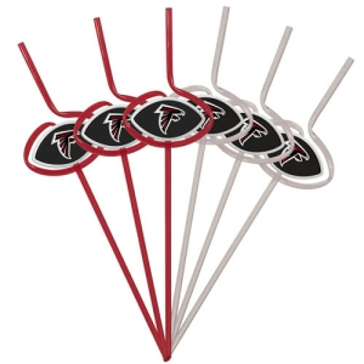 Atlanta Falcons Team Sipper Straws CO - Sports Collectibles, Sports Memorabilia, Sports Fan Shop, Sports Gifts