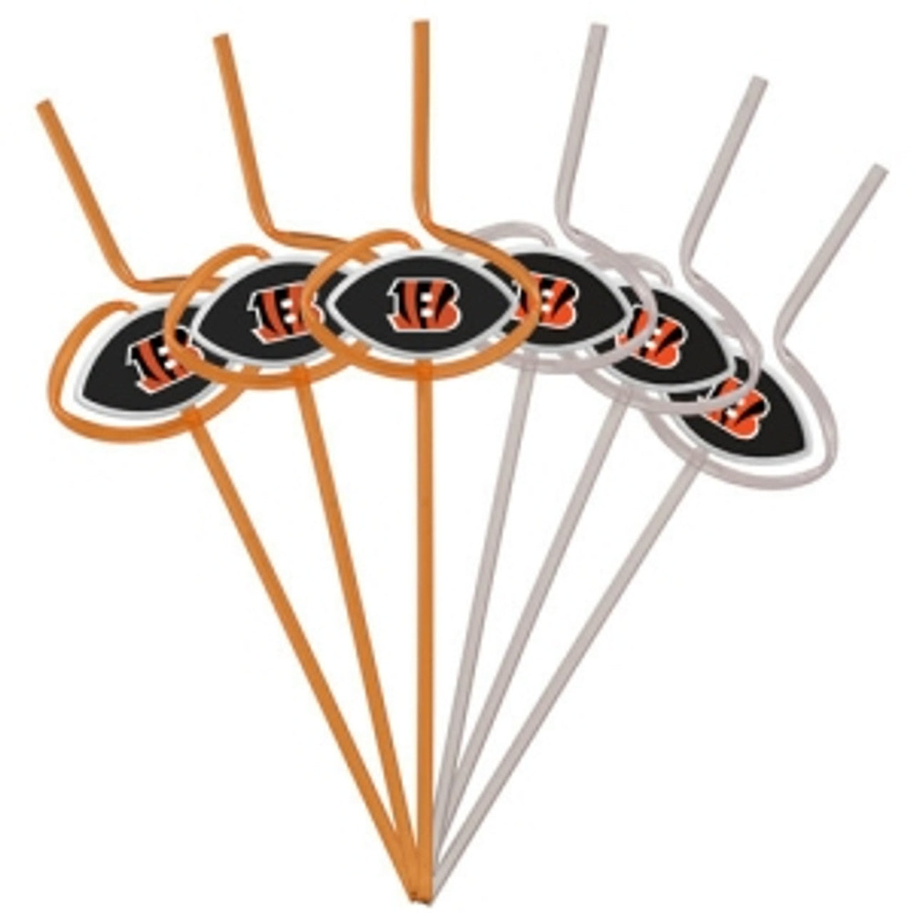 Cincinnati Bengals Team Sipper Straws CO - Sports Collectibles, Sports Memorabilia, Sports Fan Shop, Sports Gifts