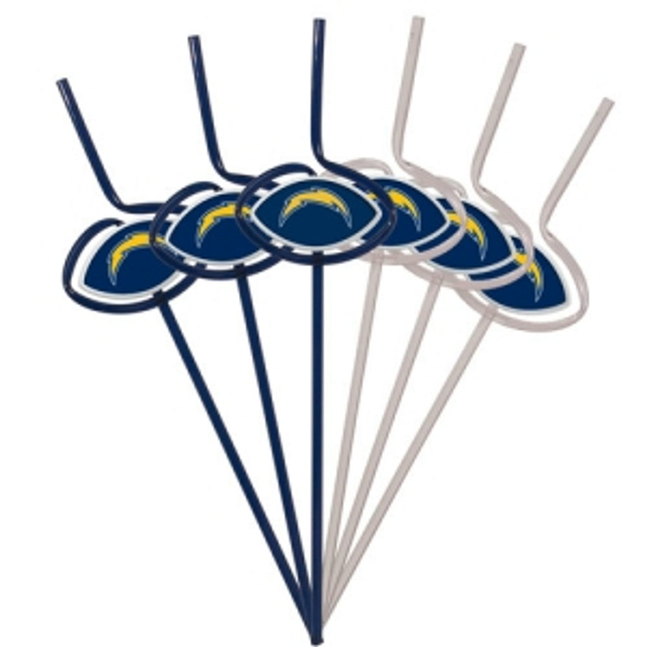 San Diego Chargers Team Sipper Straws CO - Sports Collectibles, Sports Memorabilia, Sports Fan Shop, Sports Gifts