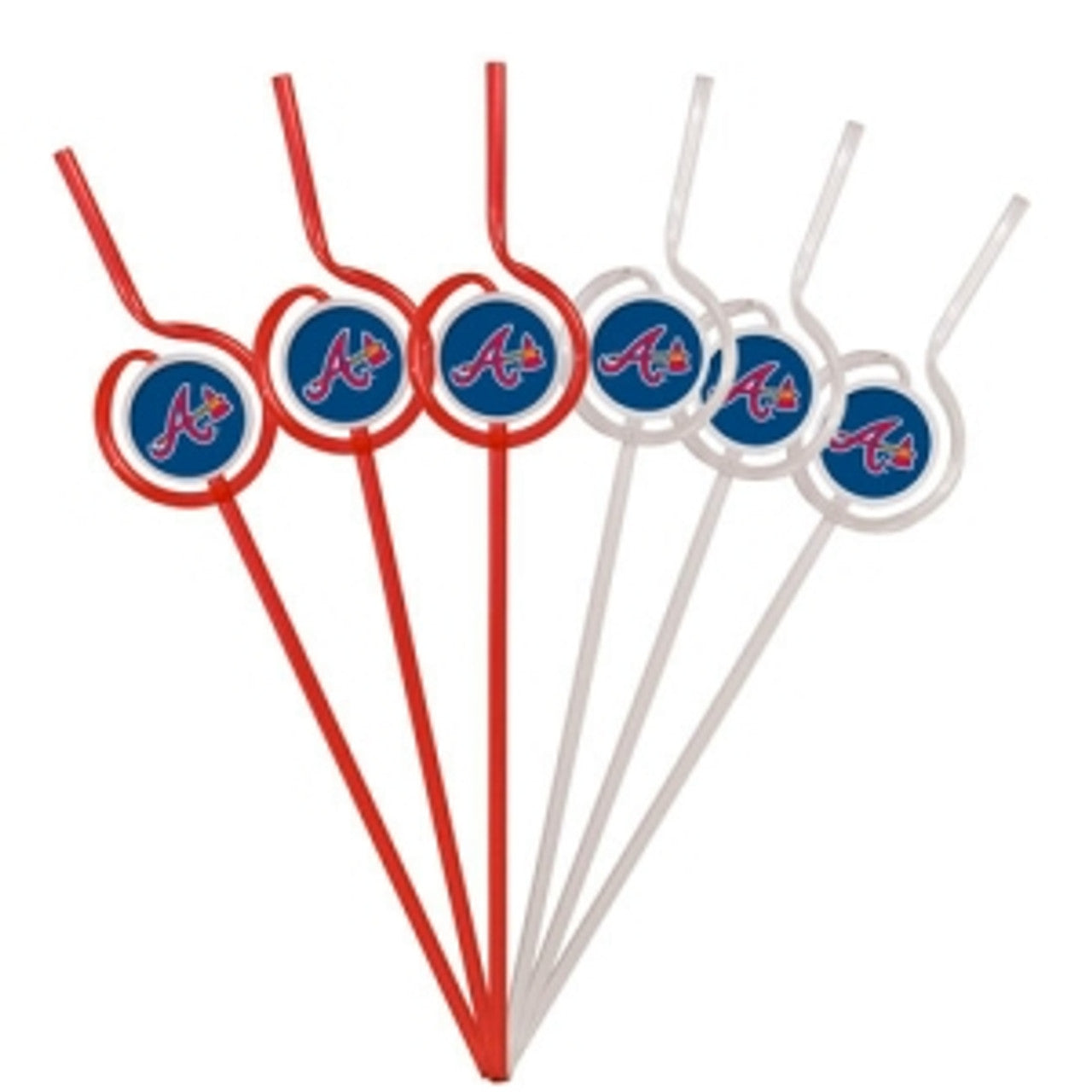 Atlanta Braves Team Sipper Straws CO - Sports Collectibles, Sports Memorabilia, Sports Fan Shop, Sports Gifts