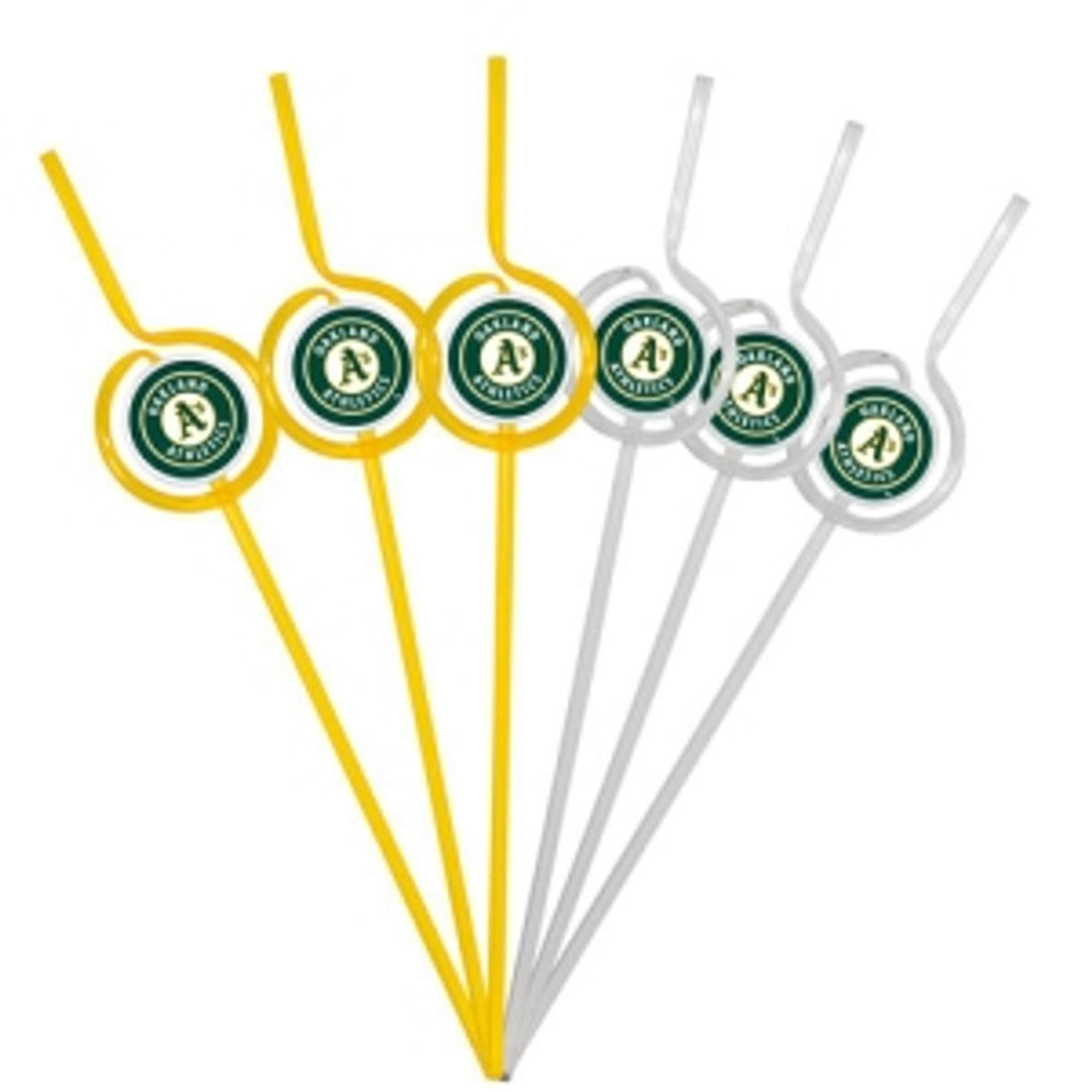 Oakland Athletics Team Sipper Straws CO - Sports Collectibles, Sports Memorabilia, Sports Fan Shop, Sports Gifts