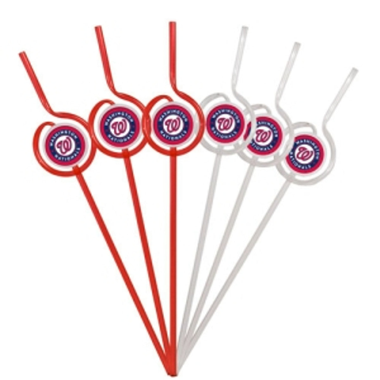 Washington Nationals Team Sipper Straws CO - Sports Collectibles, Sports Memorabilia, Sports Fan Shop, Sports Gifts