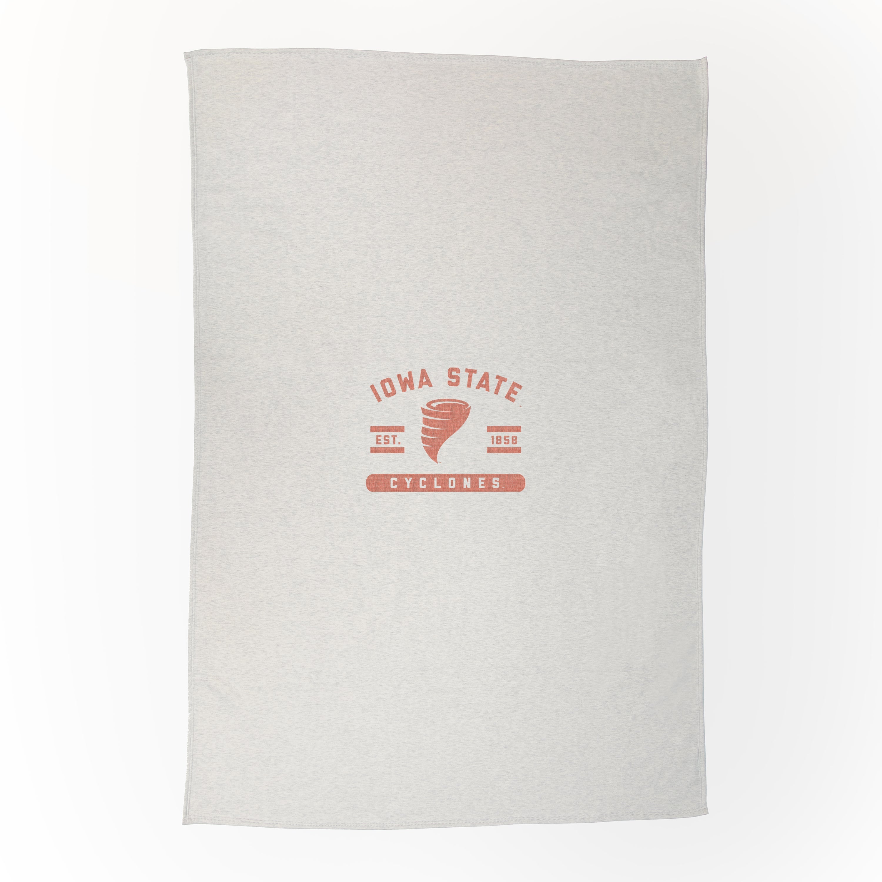 Iowa State Oatmeal Sweatshirt Blanket