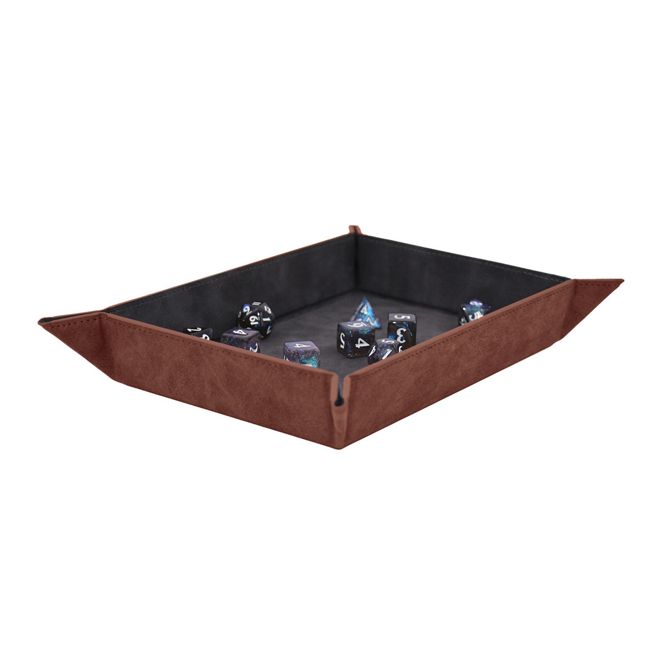Dice Rolling Tray Foldable Ruby