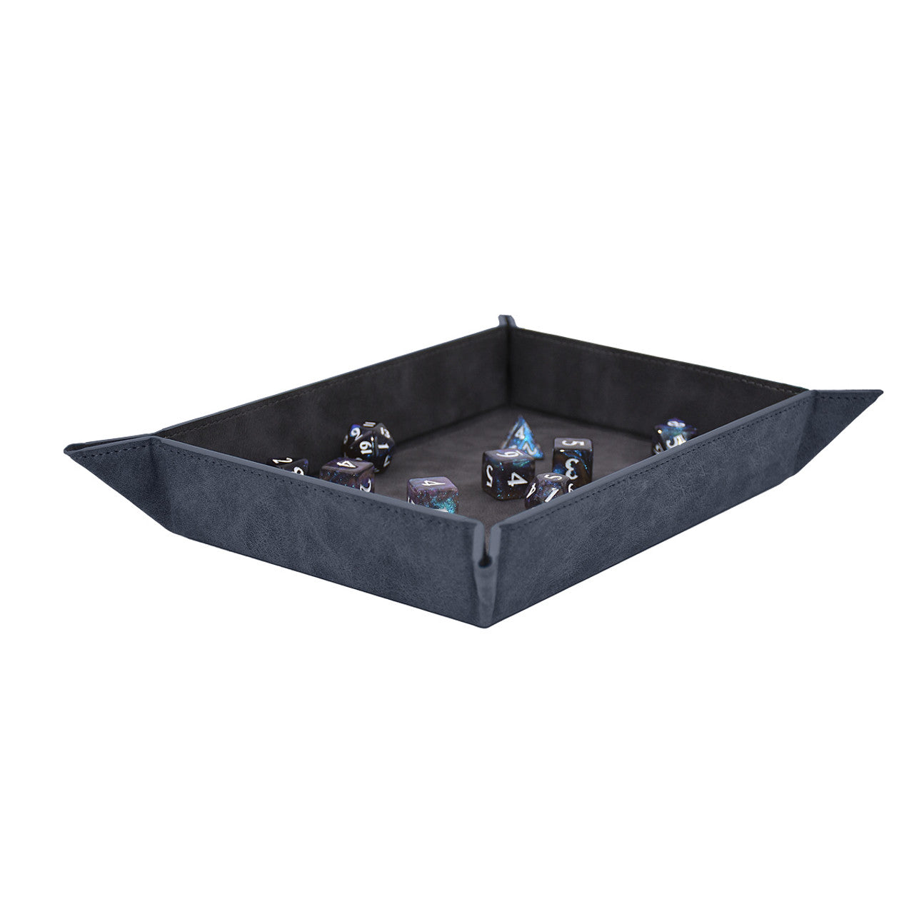 Dice Rolling Tray Foldable Sapphire
