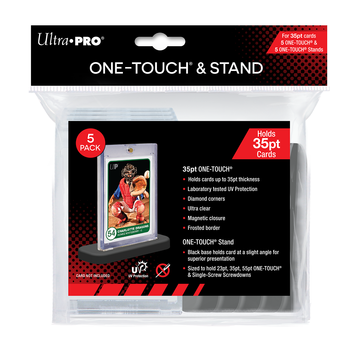 35PT ONE-TOUCH & Stands (5ct) - Sports Gifts, Sports Memorabilia, Sports Collectibles, Fan Shop