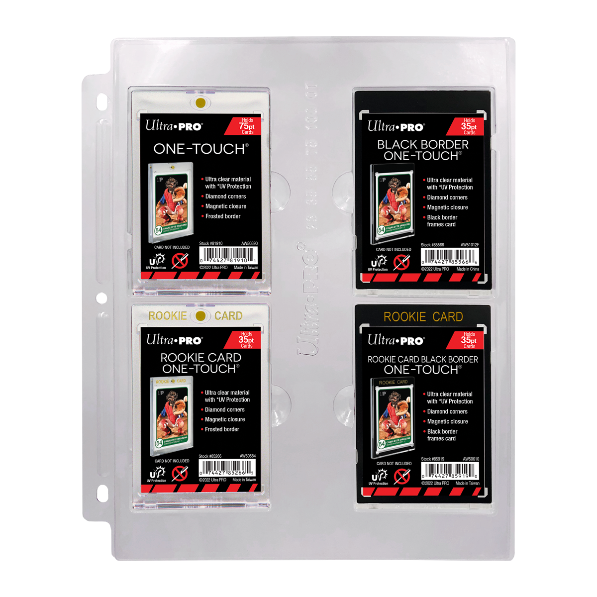 4-Pocket Page for 23PT-100PT ONE-TOUCH Displays - Sports Gifts, Sports Memorabilia, Sports Collectibles, Fan Shop