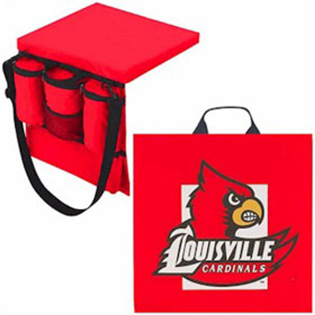 Louisville Cardinals Seat Cushion and Tote CO - Sports Collectibles, Sports Memorabilia, Sports Fan Shop, Sports Gifts