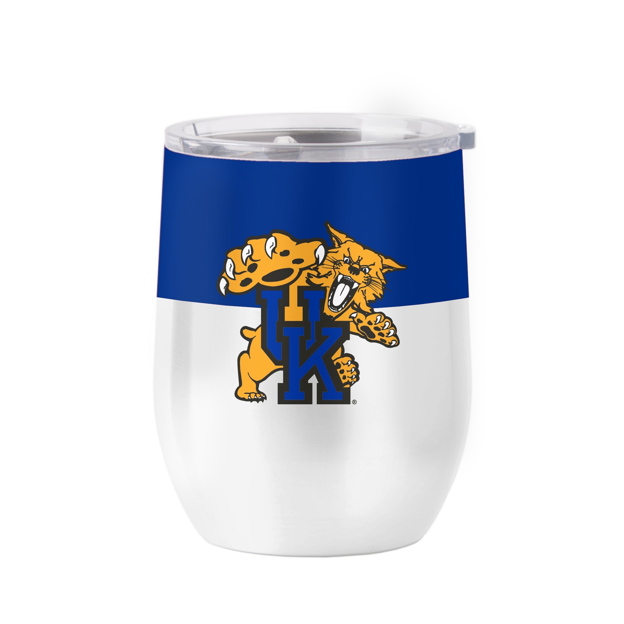 Kentucky 16oz Colorblock Stainless Curved Beverage
