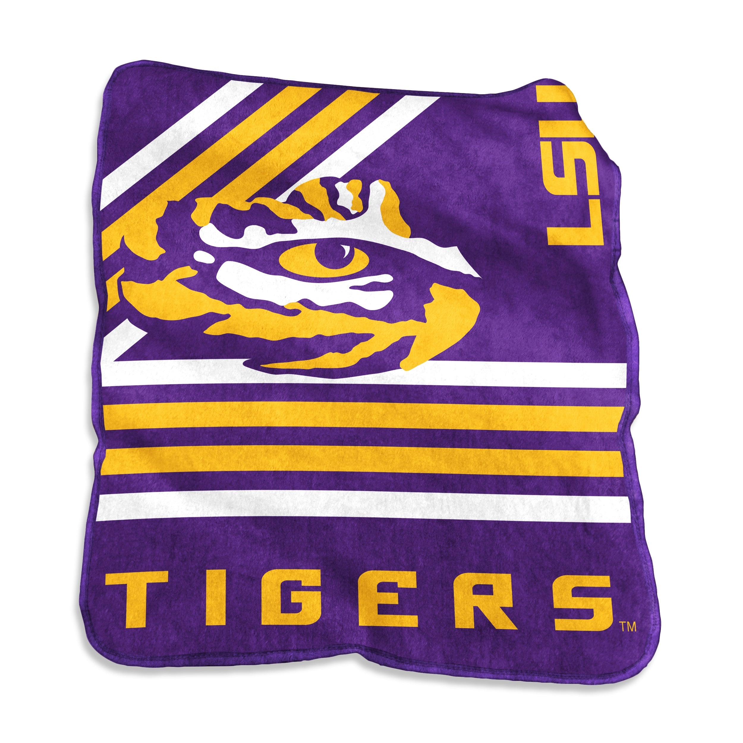 LSU Raschel Throw