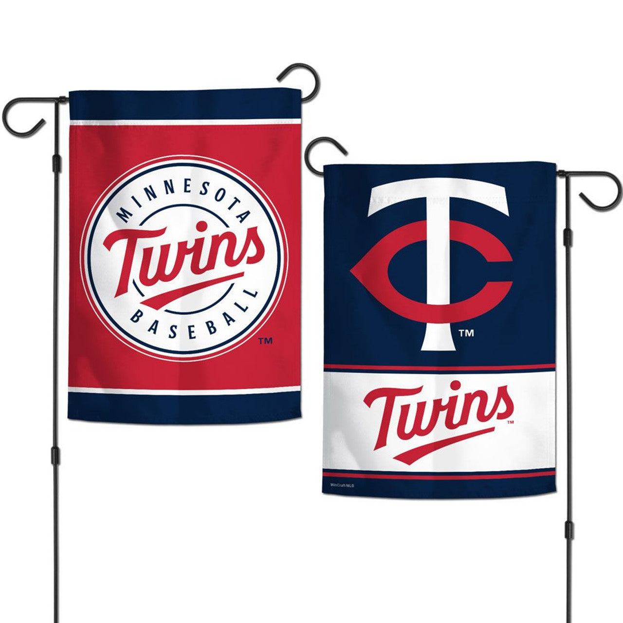 Minnesota Twins Flag 12x18 Garden Style 2 Sided - Sports Collectibles, Sports Memorabilia, Sports Fan Shop, Sports Gifts