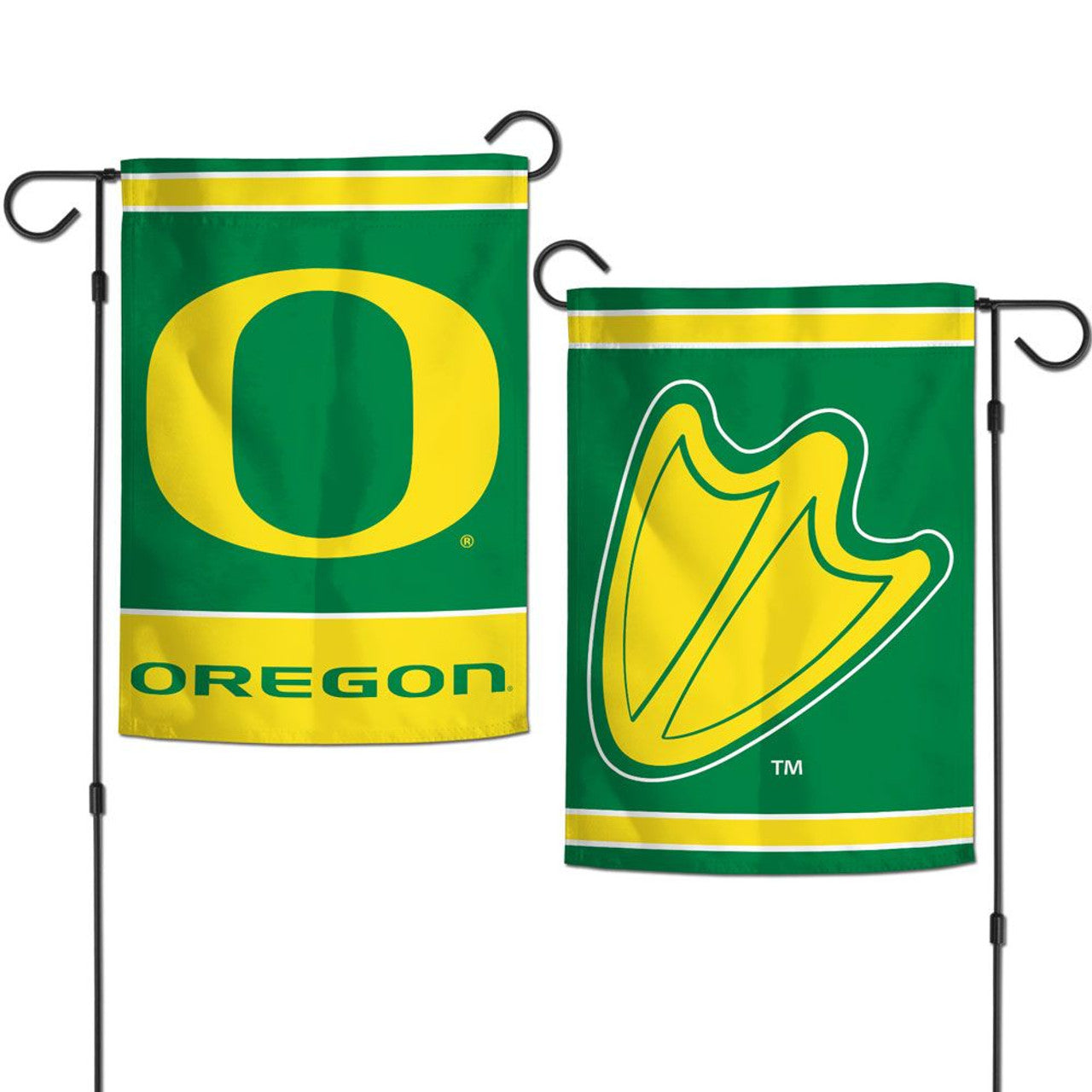 Oregon Ducks Flag 12x18 Garden Style 2 Sided - Sports Collectibles, Sports Memorabilia, Sports Fan Shop, Sports Gifts