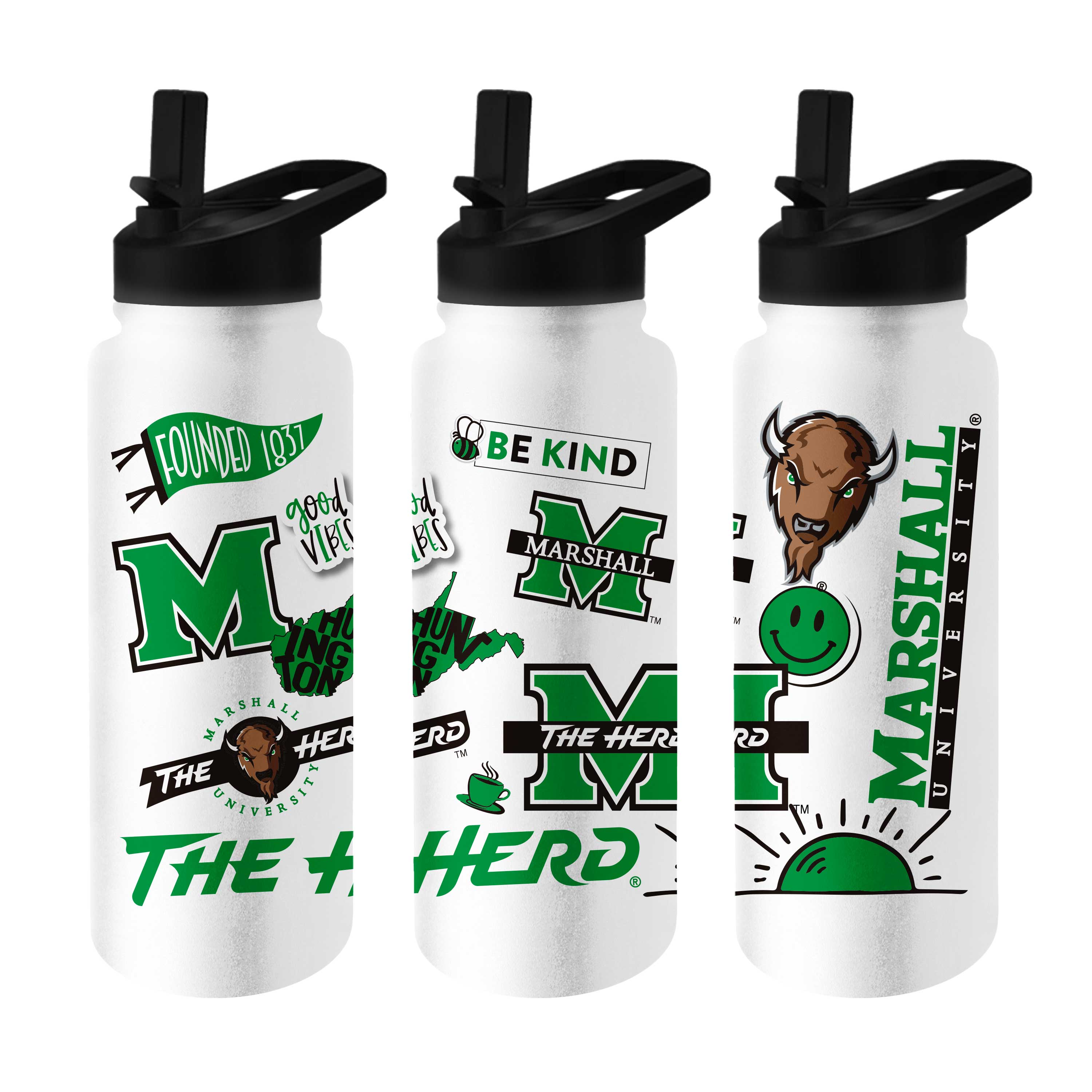 Marshall 34oz Native Quencher Bottle