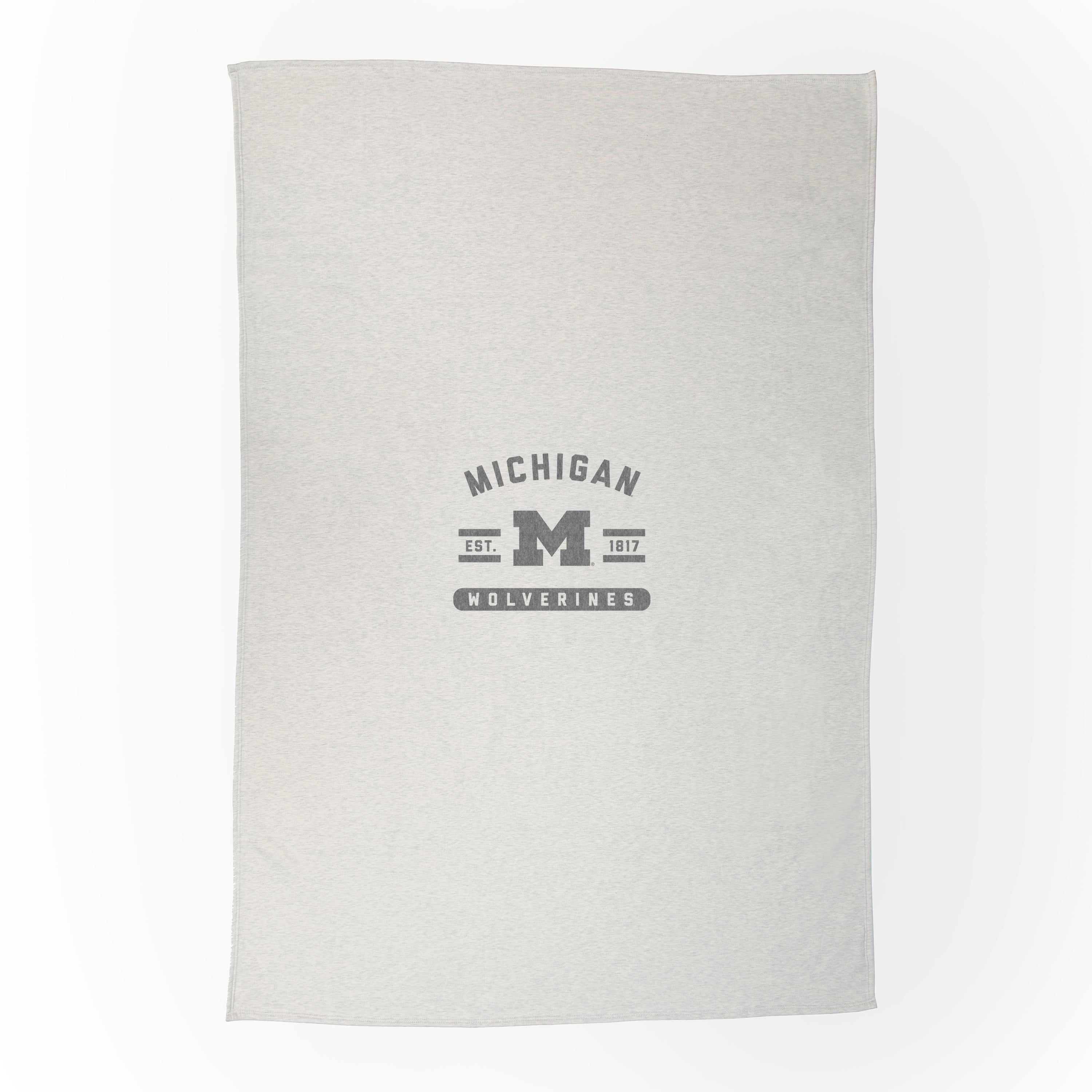 Michigan Oatmeal Sweatshirt Blanket