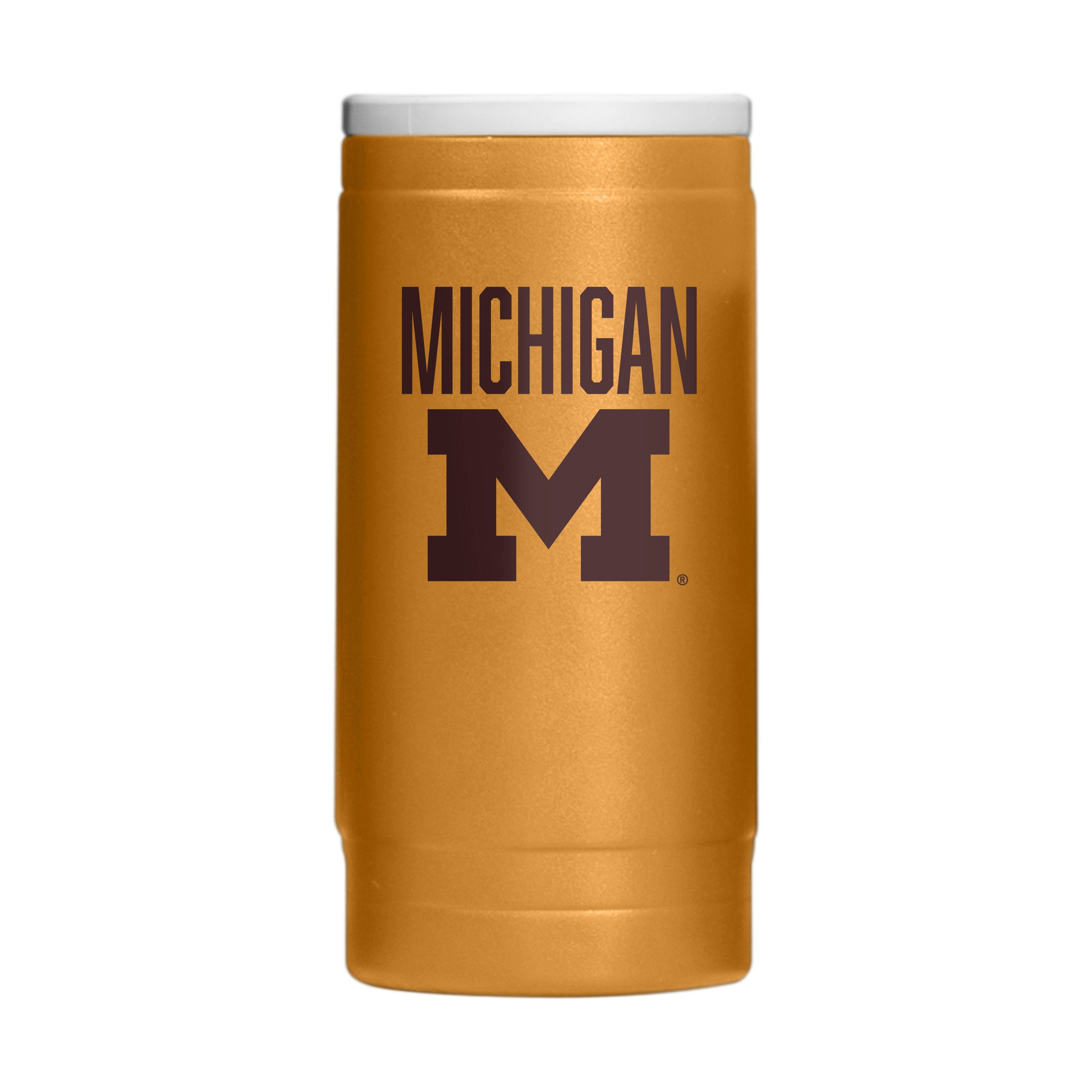 Michigan Huddle Powder Coat Slim Can Coolie